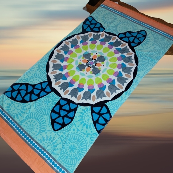 Vera Bradley Bath Vera Bradley Sunny Medallion Beach Towel